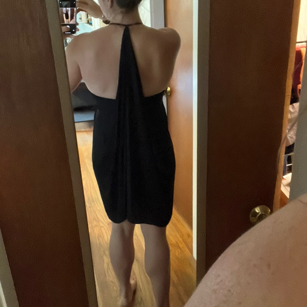 Black cocktail dress